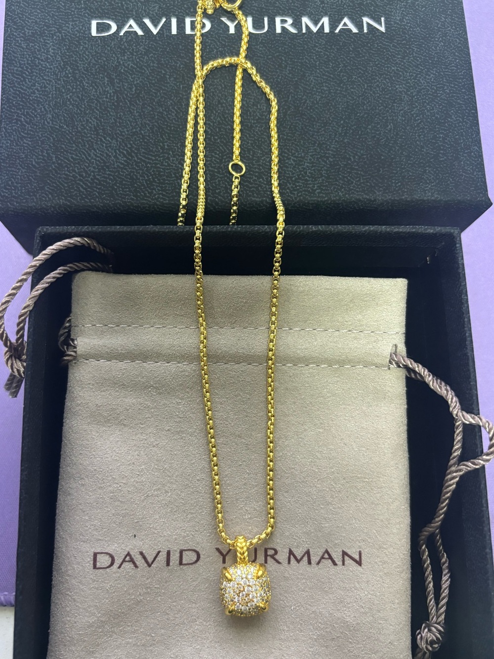 David Yurman Gold Pavé Heart Pendant
Necklace - Women's Jewelry❤️❤️